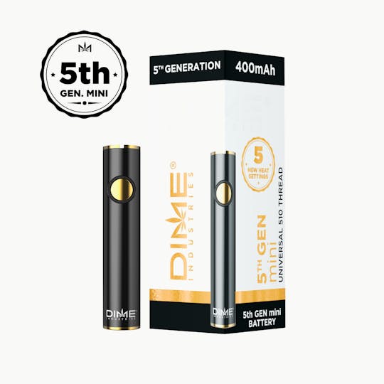 Dime Industries - Dime Industries 5th Generation Mini 510 Thread Battery - Black (2024) - 1