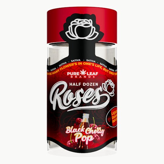 Roses - BLACK CHERRY POP Roses 6 Pack Sativa | Liquid Diamond Infused|3.6G(.6g ea) - 1