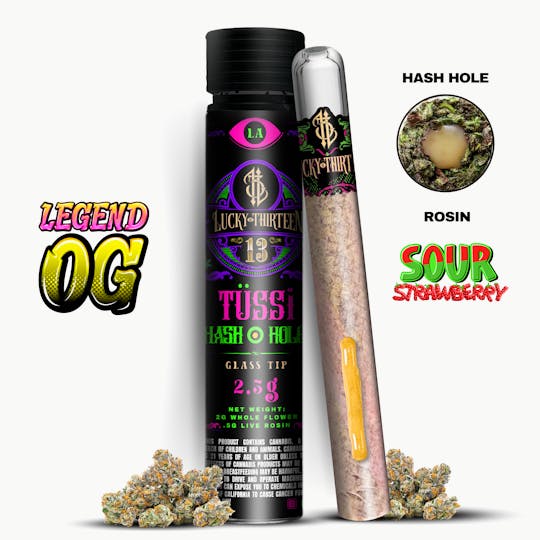 Lucky Thirteen - Lucky Thirteen TuSSi Hash Hole Legend OG - Sour Strawberry - 1