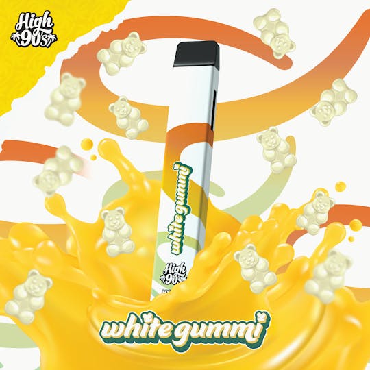 HIGH 90s - High 90s : White Gummi 1g All-In-One Vape - 1