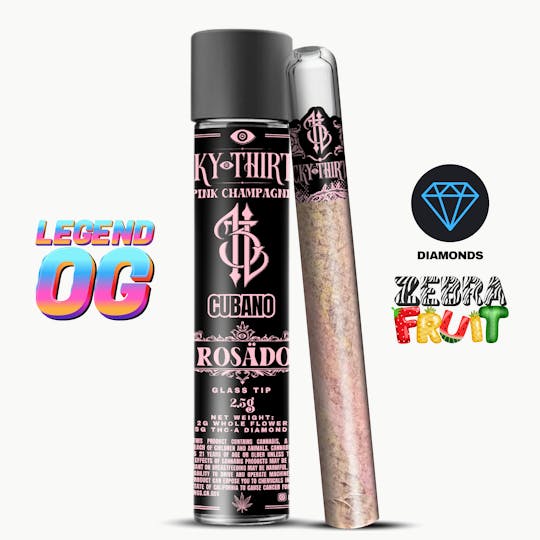 Lucky Thirteen - Lucky Thirteen - Cubano - ROSADO - Legend OG - Zebra Fruit - 1