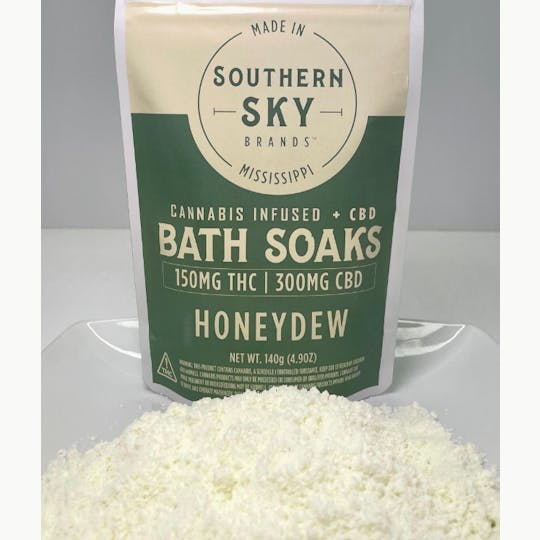 Southern Sky Brands - Honeydew Bath Soak (130mg THC, 250mg CBD) - 1