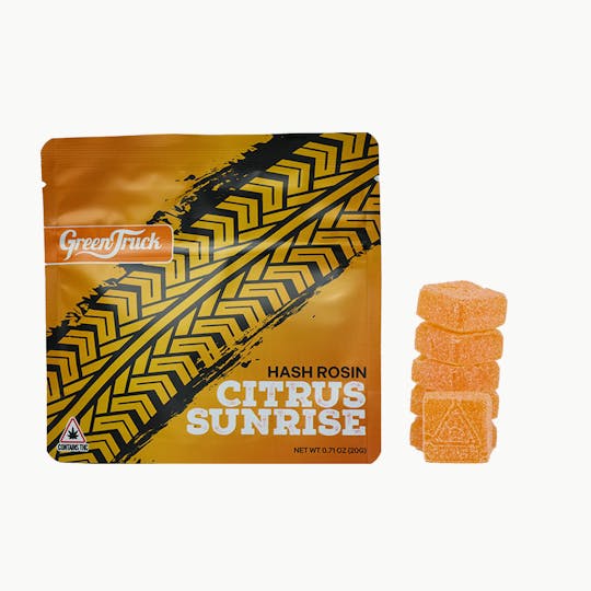 Green Truck - Green Truck - Citrus Sunrise Hash Rosin Gummies - 1