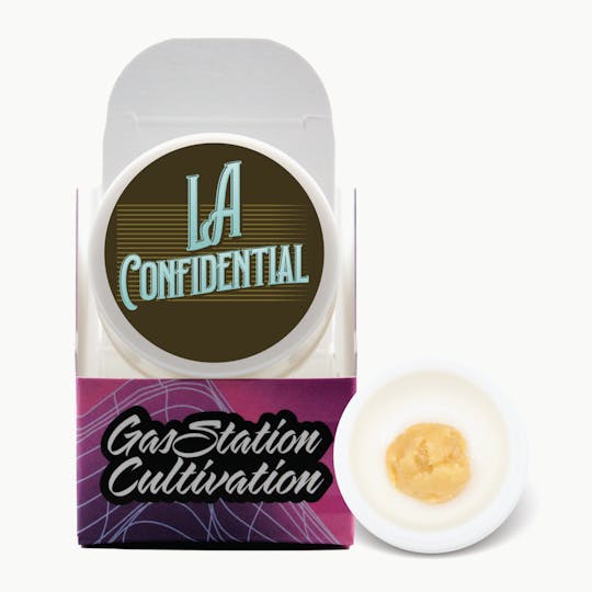 Gas Station Cultivation - LA Confidential Cured Resin Badder 1G - 1