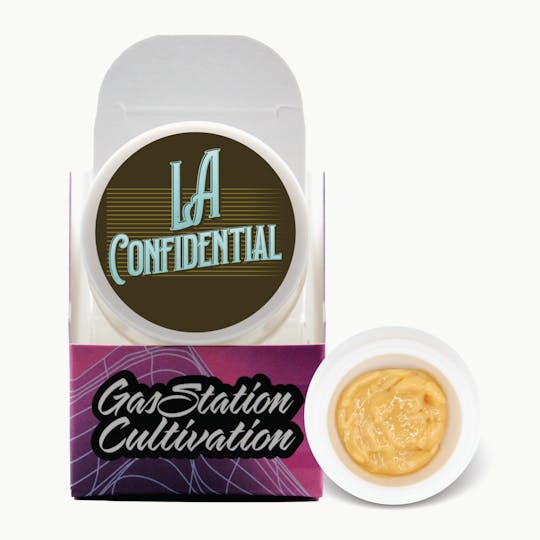 Gas Station Cultivation - LA Confidential Cured Resin Badder 3.5G - 1
