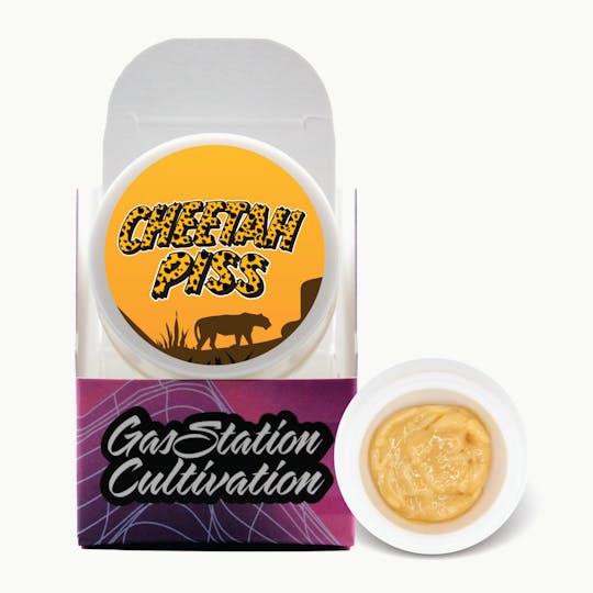 Gas Station Cultivation - Cheetah Piss Cured Resin Badder 3.5G - 1