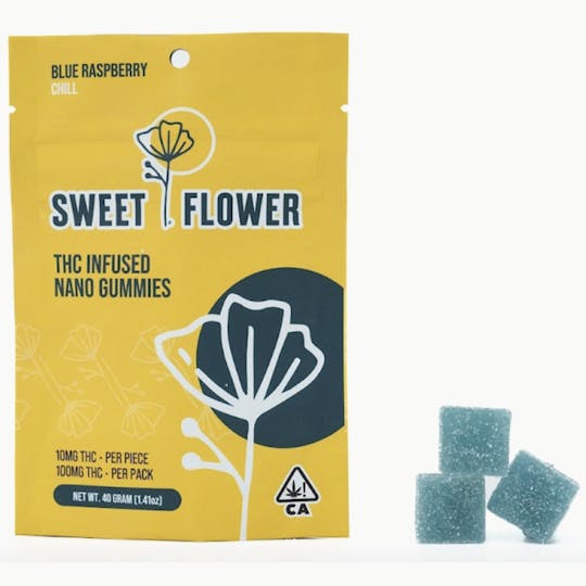 Sweet Flower - Sweet Flower - Blue Raspberry Chill - Nano Gummies - 100mg - 1