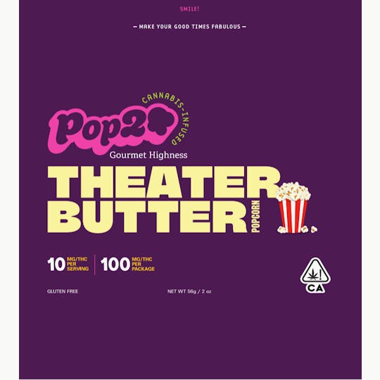 Pop20 - POP20 Theater Butter Popcorn 100mg - 1