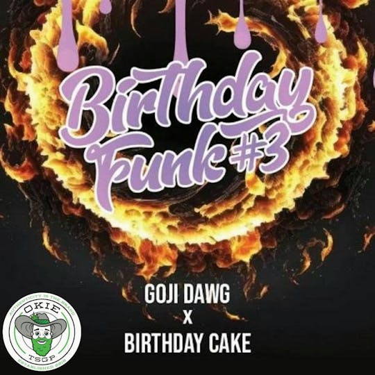 Okie TSGP - Birthday Funk - 1g - Live Hash Rosin Batter - 1