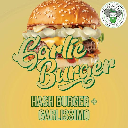 Okie TSGP - Garlic Burger - 45µ-189µ - 0.5g Disposable Live Rosin Cart - 1