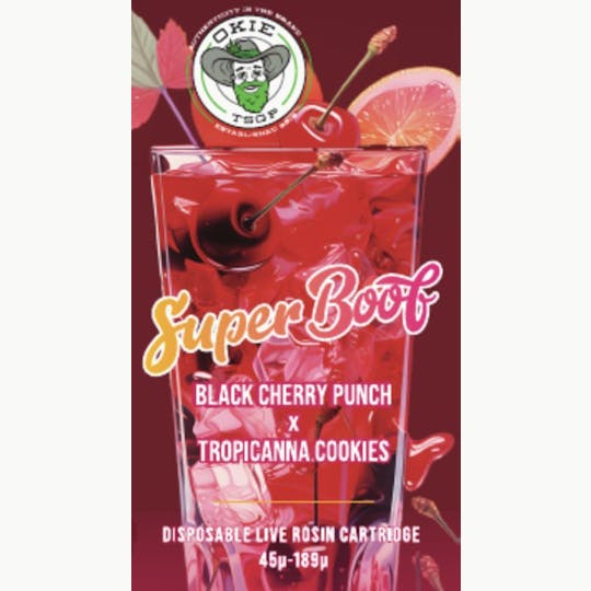 Okie TSGP - Super Boof - 45µ-189µ - 0.5g Disposable Live Rosin Cart - 1