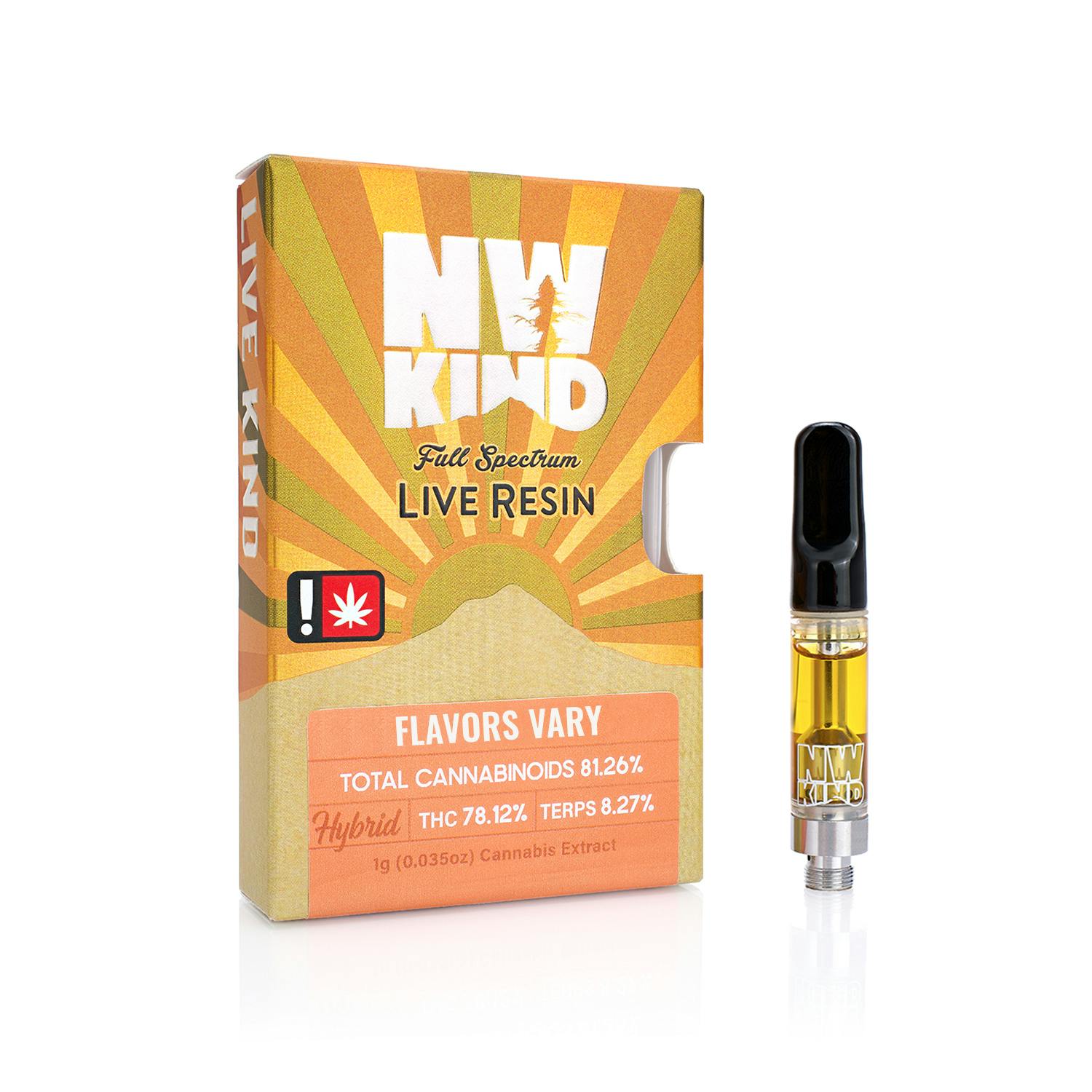 NW KIND - LA Kush Cake Live Resin Cartridge 1g - 1