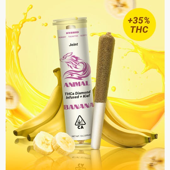 Animal - 1g BANANA / THCa Diamond infused Joint - 1