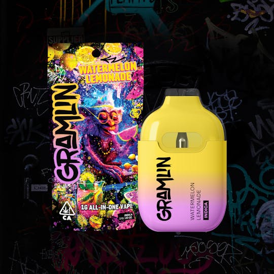 Gramlin - Watermelon Lemonade 1g All-In-One Vape - 1