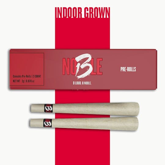 B Noble - Notorious THC Pre-Roll 2pk - 1