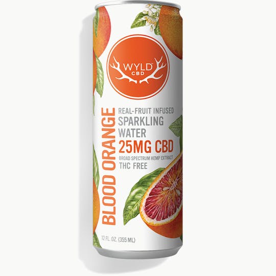 WYLD - Blood Orange CBD Sparkling Water | 25mg - 1
