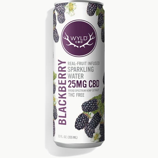 WYLD - Blackberry CBD Sparkling Water | 25mg - 1
