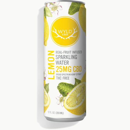 WYLD - Lemon CBD Sparkling Water | 25mg - 1