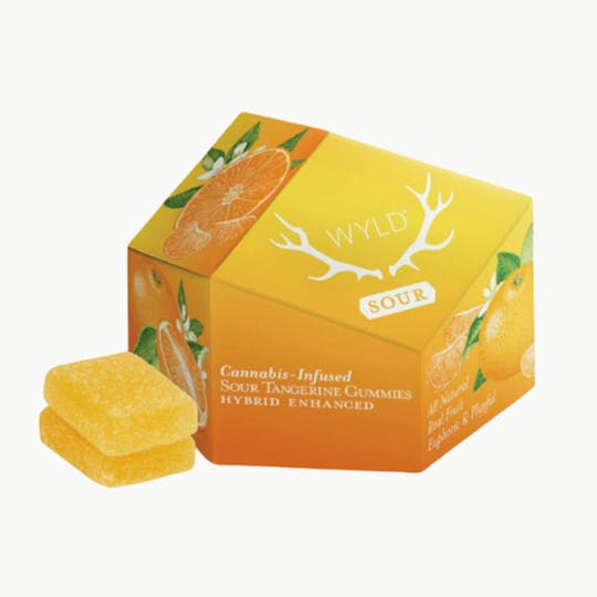 WYLD - Sour Tangerine Hybrid Enhanced Gummies | 200mg - 1