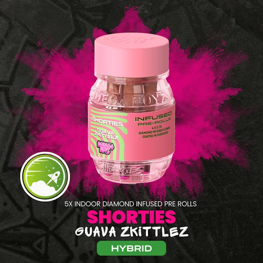 Bodega Boyz - Shorties Guava Zkittlez | 4 infused prerolls per Barrel: (HYBRID) | NY - 1