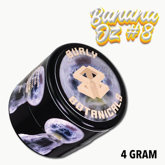 Burly Botanicals - Burly Botanicals | Banana OZ #8 | 4g Hash Rosin - 1