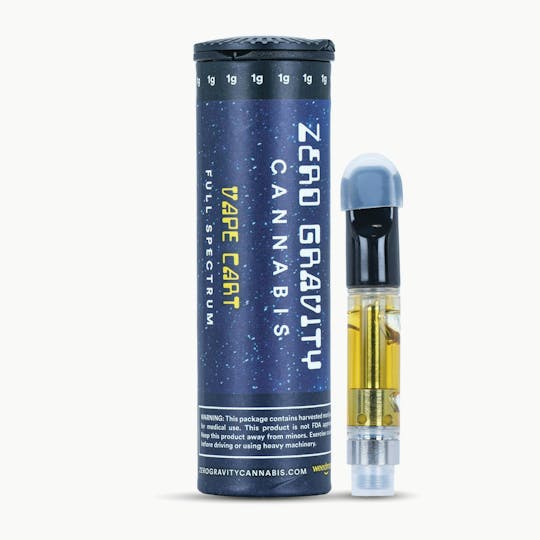 Zero Gravity Cannabis - 1g Distillate Cartridge - Birthday Cake - 1