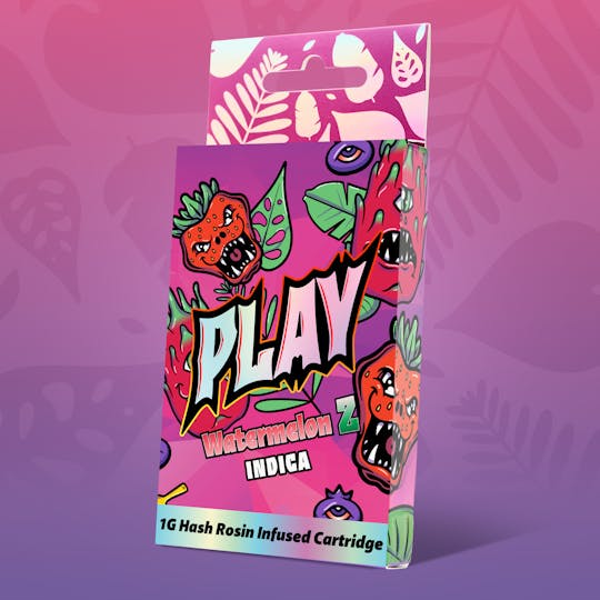 Play Michigan - Watermelon Z ━ 1g Hash Rosin Infused ━ 510 Cart ━ Play - 1