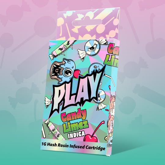 Play Michigan - Candy Limez ━ 1g Hash Rosin Infused ━ 510 Cart ━ Play - 1