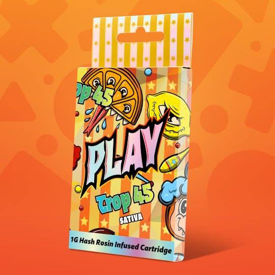 Play Michigan - Trop 45 ━ 1g Hash Rosin Infused ━ 510 Cart ━ Play - 1