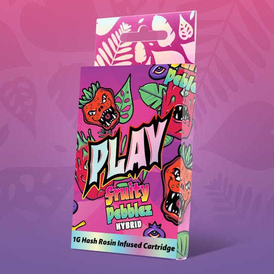 Play Michigan - Fruity Pebblez ━ 1g Hash Rosin Infused ━ 510 Cart ━ Play - 1