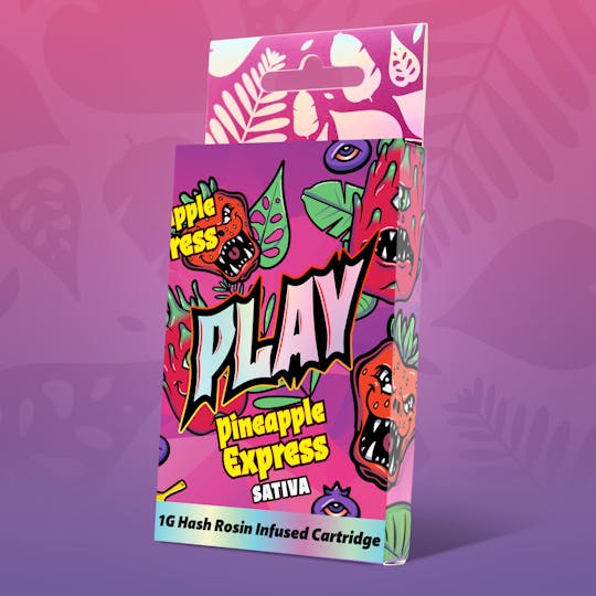 Play Michigan - Pineapple Express ━ 1g Hash Rosin Infused ━ 510 Cart ━ Play - 1
