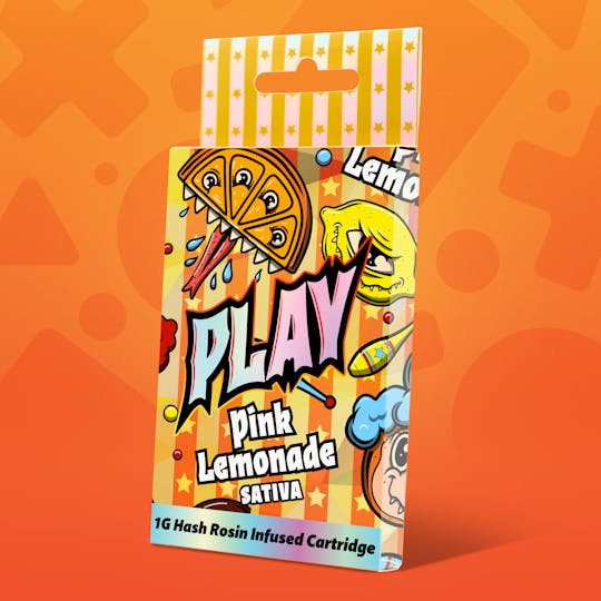 Play Michigan - Pink Lemonade ━ 1g Hash Rosin Infused ━ 510 Cart ━ Play - 1