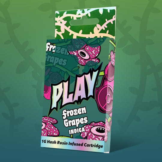 Play Michigan - Frozen Grapes ━ 1g Hash Rosin Infused ━ 510 Cart ━ Play - 1