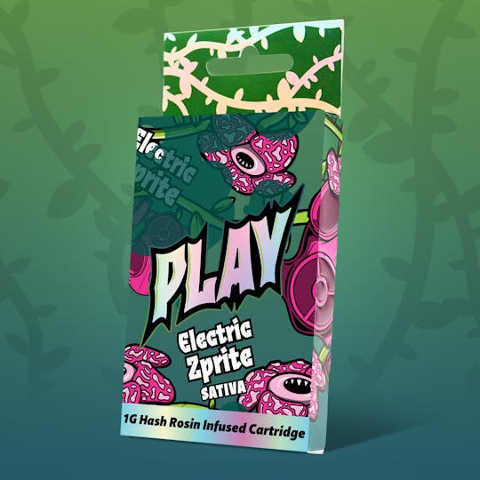 Play Michigan - Electric Zprite ━ 1g Hash Rosin Infused ━ 510 Cart ━ Play - 1