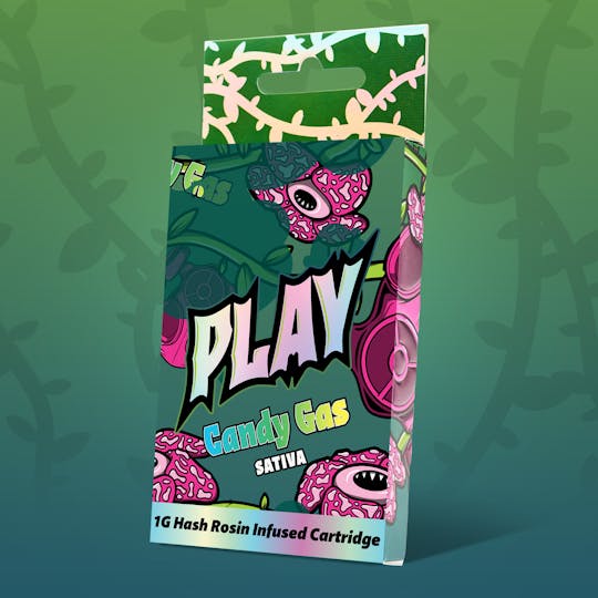 Play Michigan - Candy Gas ━ 1g Hash Rosin Infused ━ 510 Cart ━ Play - 1