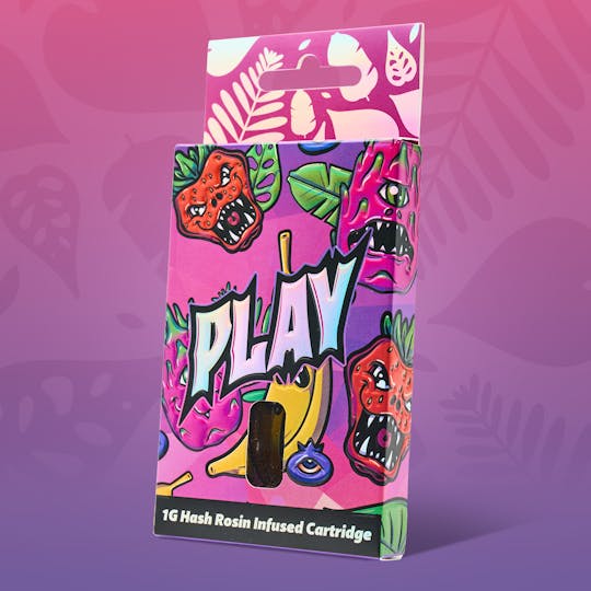 Play Michigan - Grape Nerds ━ 1g Hash Rosin Infused ━ 510 Cart ━ Play - 1