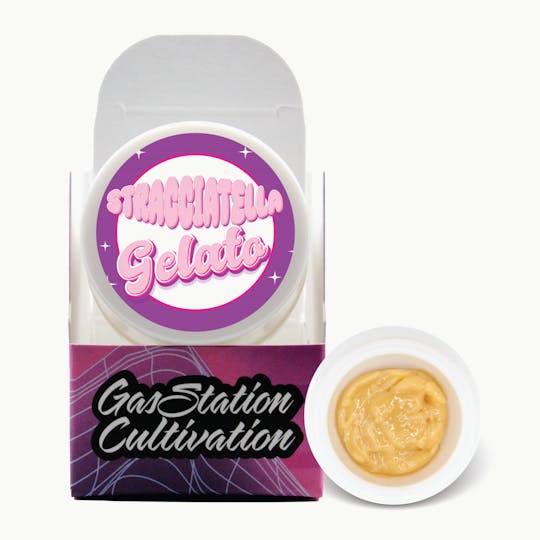 Gas Station Cultivation - Stracciatella Gelato Cured Resin Badder 3.5G - 1