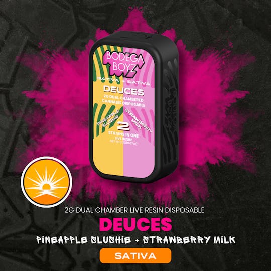 Bodega Boyz - 2 gram Deuces Pineapple Slushie x Strawberry Milk Live Resin | NY - 1