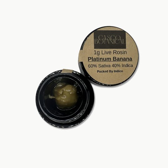 Indico - Platinum Banana Rosin - Casco Botanical - 1