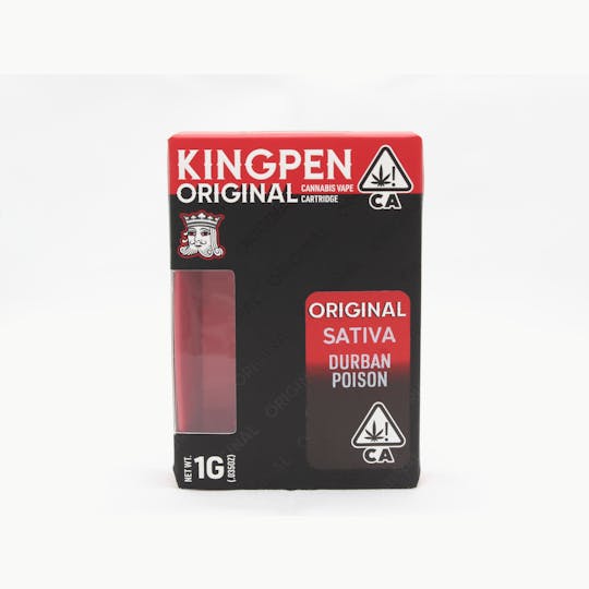 KINGPEN - KINGPEN | Durban Poison Sativa 1g Cartridge - 1