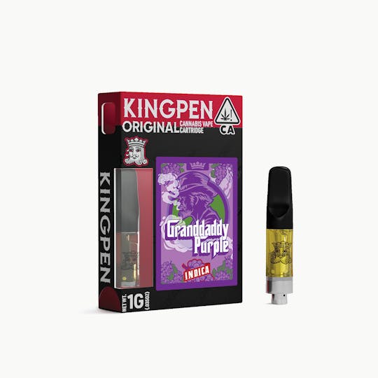 KINGPEN - KINGPEN | Granddaddy Purple Indica 1g Vape Cartridge - 1