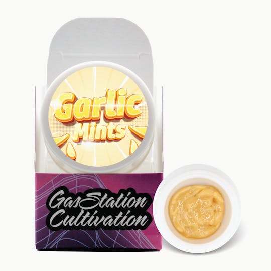 Gas Station Cultivation - Garlic Mints Cured Resin Badder 3.5G - 1