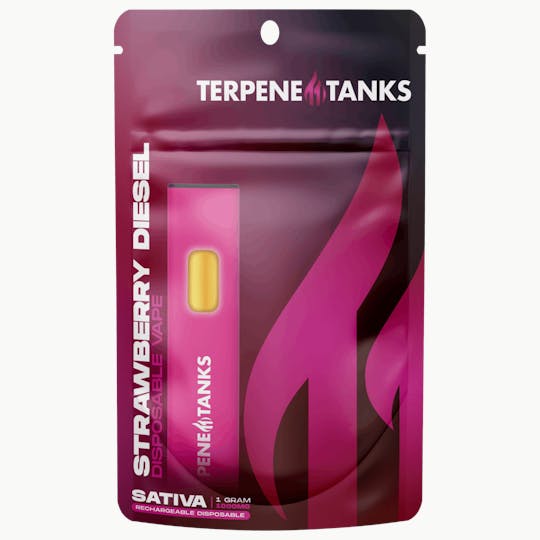 Terpene Tanks - Terpene Tanks Strawberry Diesel Disposable 1g - 1