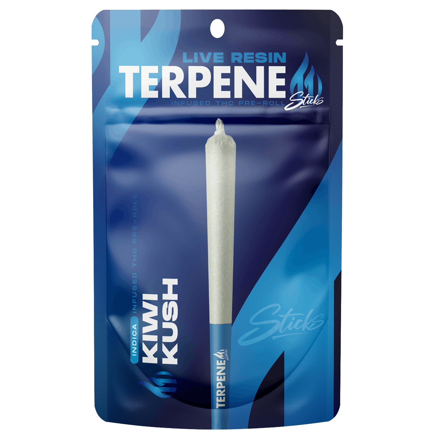 Terpene Tanks - Terpene Tanks Kiwi Kush Infused Pre-Roll 1g - 1