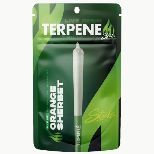 Terpene Tanks - Terpene Tanks Orange Sherbet Infused Pre-Roll 1g - 1