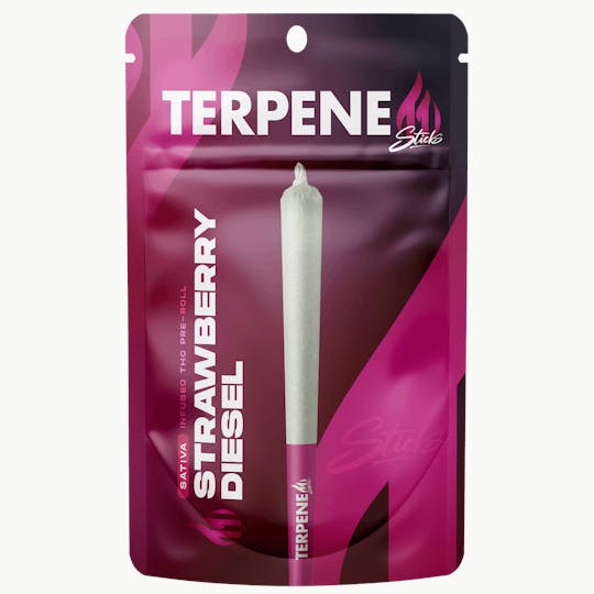Terpene Tanks - Terpene Tanks Strawberry Diesel Infused Pre-Roll 1g - 1