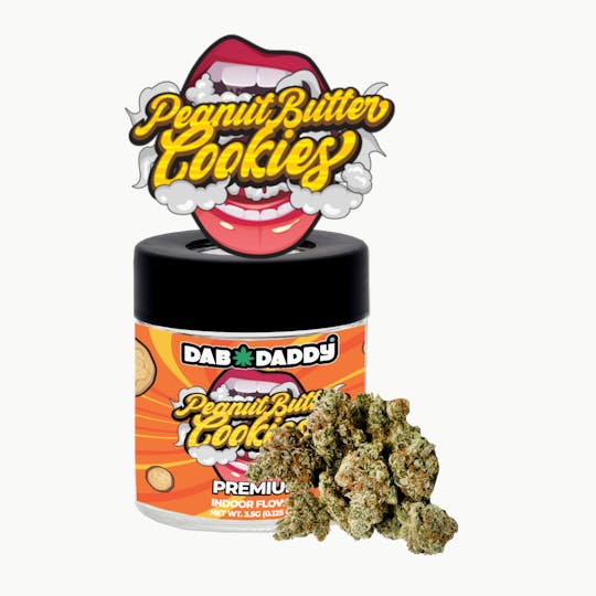 Dab Daddy Ⓡ - Peanut Butter Cookies Dad Daddy® 3.5g Premium Indoor Flower - 1