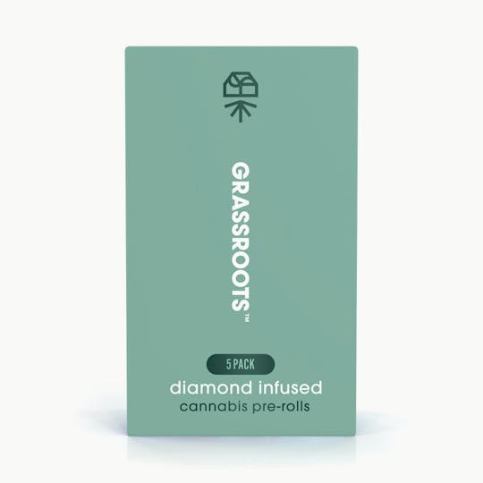 Grassroots - Apple Tarts - Diamond Infused Shorties Pre-Roll 5pk - 1