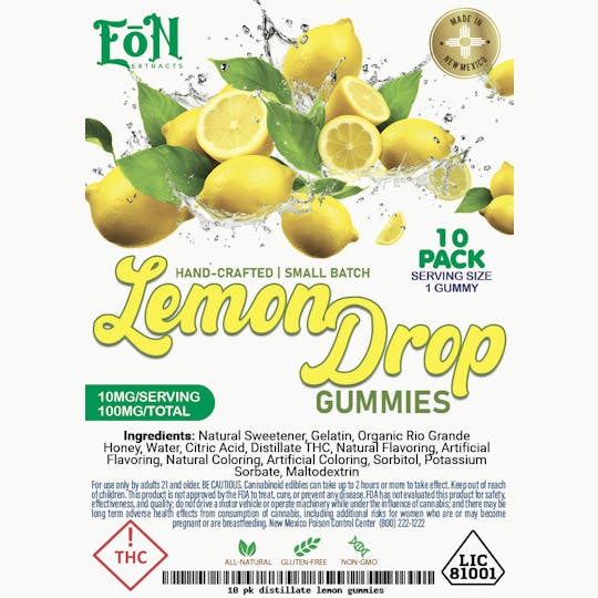 Eon Extracts - Eon - 100mg - Gummy - Lemon Drop - 1