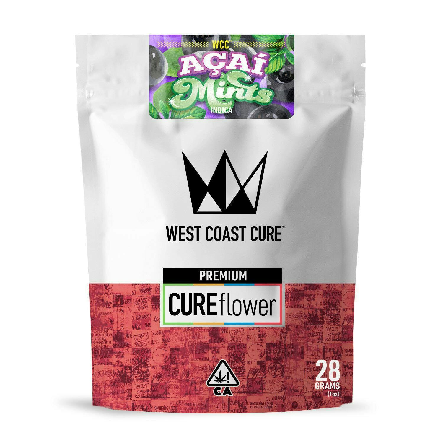 West Coast Cure - Acai Mints - 28G Premium Flower - 1
